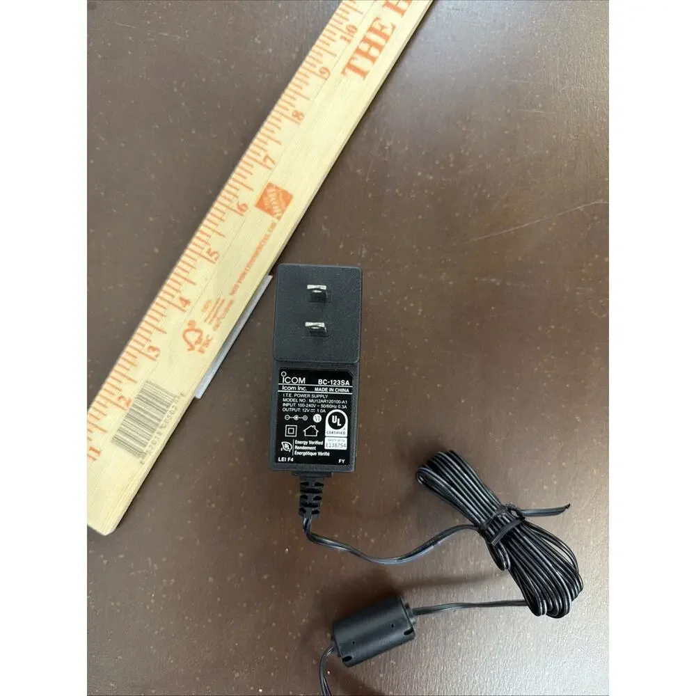 New OEM Power Cord Adapter ICOM BC-123SA ITE Power Supply 12V 1.0A BK#98